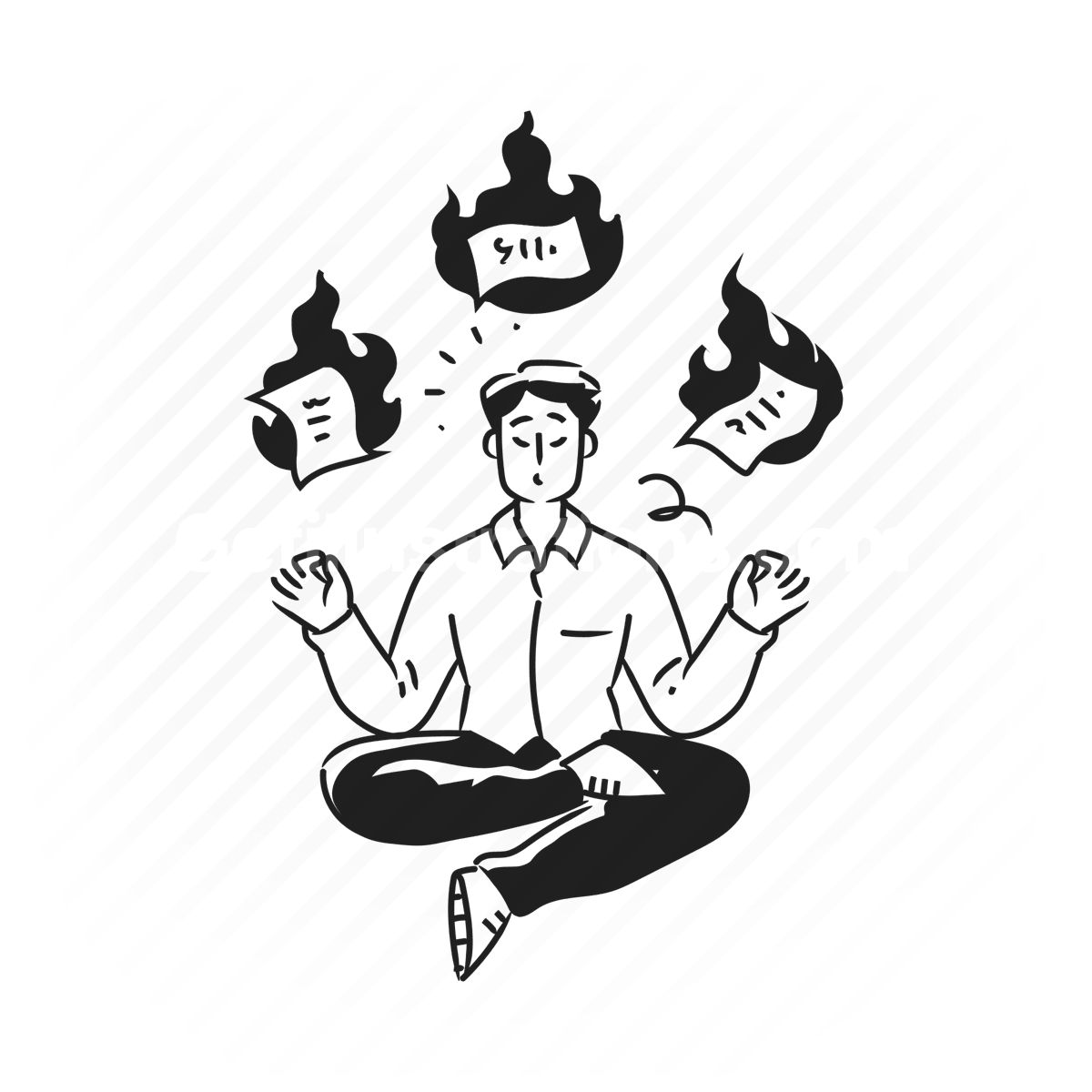 Health and Wellness illustration preview image